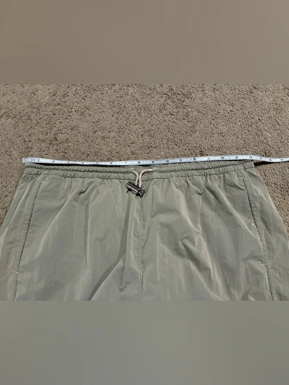 Lululemon Evergreen Track Pant Size 10 Cafe Au Lait Water Repel Windproof Pocket